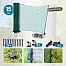 Universal green fencing net, non-conductive FIX, length 15 m, height 90 cm