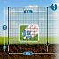 Universal green fencing net, non-conductive FIX, length 15 m, height 90 cm