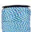 Polywire for electric fence, diameter 3 mm, white-blue, 0,2 Ω/m, 400 m