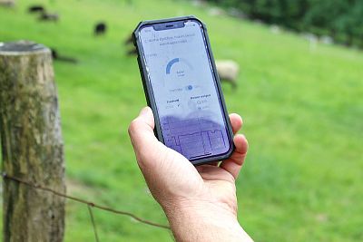 100% overview of the electric fence on your mobile phone