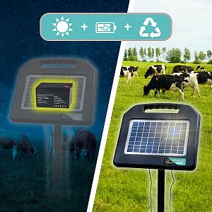 Functions and features of portable energizers fencee solar DUO SD