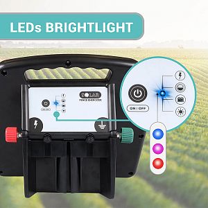 Functions and features of portable energizers fencee solar DUO SD