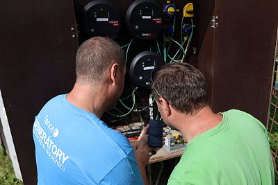 Installation of Smart Farm fencee Cloud in Olomouc Zoo