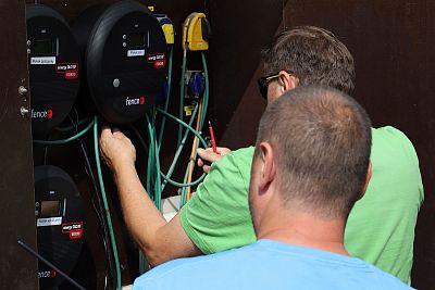 Installation of Smart Farm fencee Cloud in Olomouc Zoo