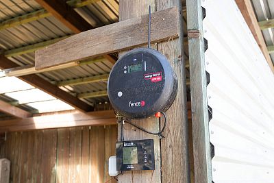 Smart Farm with fencee Cloud app at the sheep Farm Petrlak