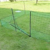 Non-conductive green fencing net with gate, 24 m, 112 cm