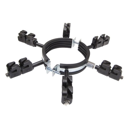 Gutter insulator for rabbit proof fence, Ø 102 - 106 mm