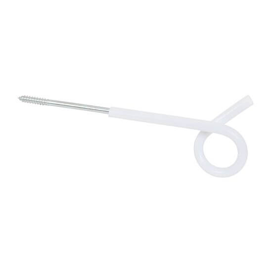 Insulator with screw for pre-set electric fence, length 25 cm, eyelet ø 7 mm - 5 pcs