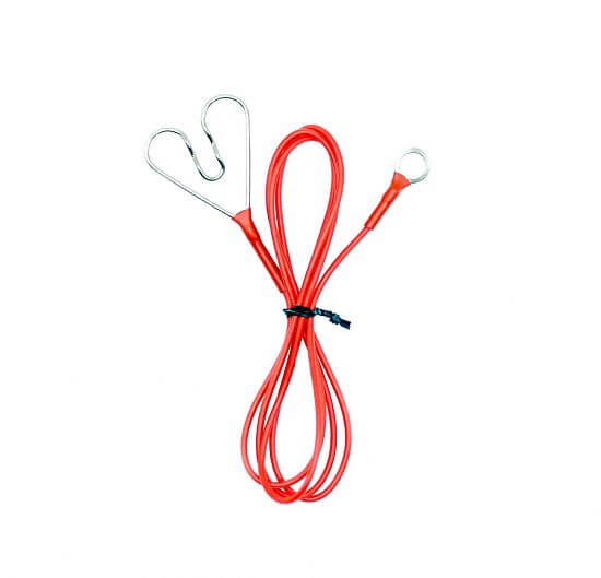 Red cable for electric fence - 300 cm