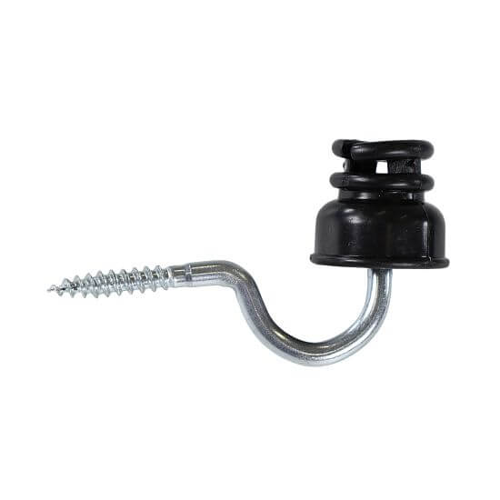 Slot insulator with screw for electric fence - 25 pcs