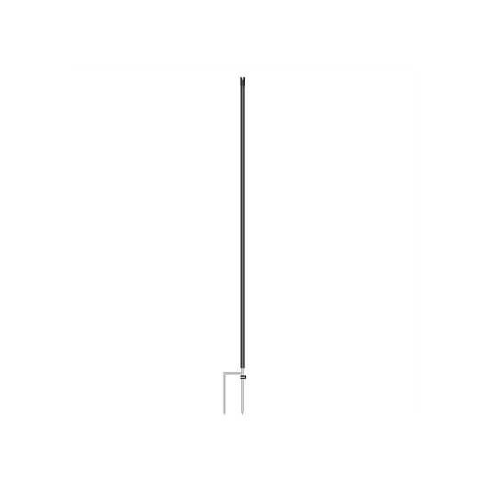 Spare post STANDARD for fence net - 90 cm - double spike