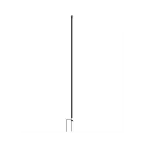 Spare post STANDARD for fence net - 120 cm - double spike