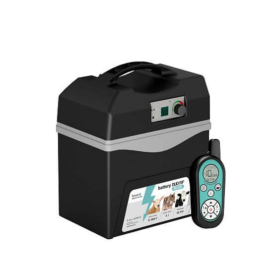 Smart portable battery energizer fencee battery DUO RF BDX30 with controller