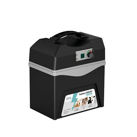 Smart portable battery energizer fencee battery DUO RF BDX30