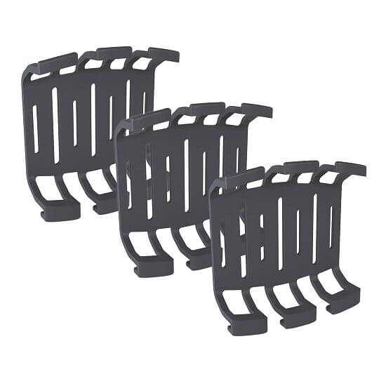 Gray clip for fencee EquiGPS Track horse tracker – 3 pcs