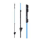 Blue replacement fibreglass rod for electric fence - 90 cm