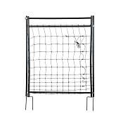 Gate for electric fence net, height 110 cm, width 86 cm, cable for underground connection