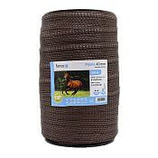 Polytape for electric fence, width 40 mm, brown