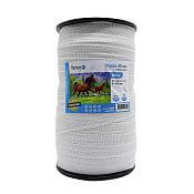 Polytape for electric fence, width 40 mm, white, length 200 m