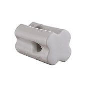 Porcelain insulator for electric fence, corner and tension - 4 pcs