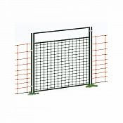 Gate for electric fence netting, 105 cm