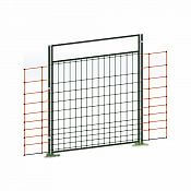 Gate for electric fence netting, 125 cm