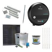 Expert solar fence kit - Complete transport box + energizer power DUO 1 J, 40 W panel, polytape 20 mm