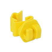 Plastic insulator for electric fence T-posts, for wires and ropes up to 8 mm - 10 pcs