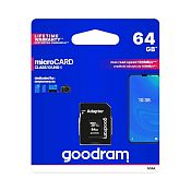 Micro SDXC 64GB UHS-I Class 10, U1 memory card including SD adapter