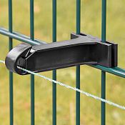 Pre-set fence insulator for 3 - 7 cm spacing, length 11.3 cm