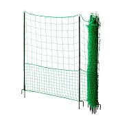 Non-conductive green fencing net with gate, 50 m, 112 cm
