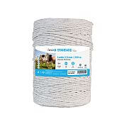 Polywire for electric fence, diameter 2.5 mm, white, length 250 m