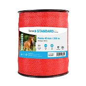Electric tape 40 mm wide, orange, length 200 m