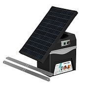 Electric fence energizer fencee battery DUO BD10 + solar panel 30 W + bracket
