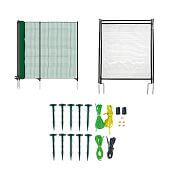 Camping set with mobile universal net and goal, height 90 cm