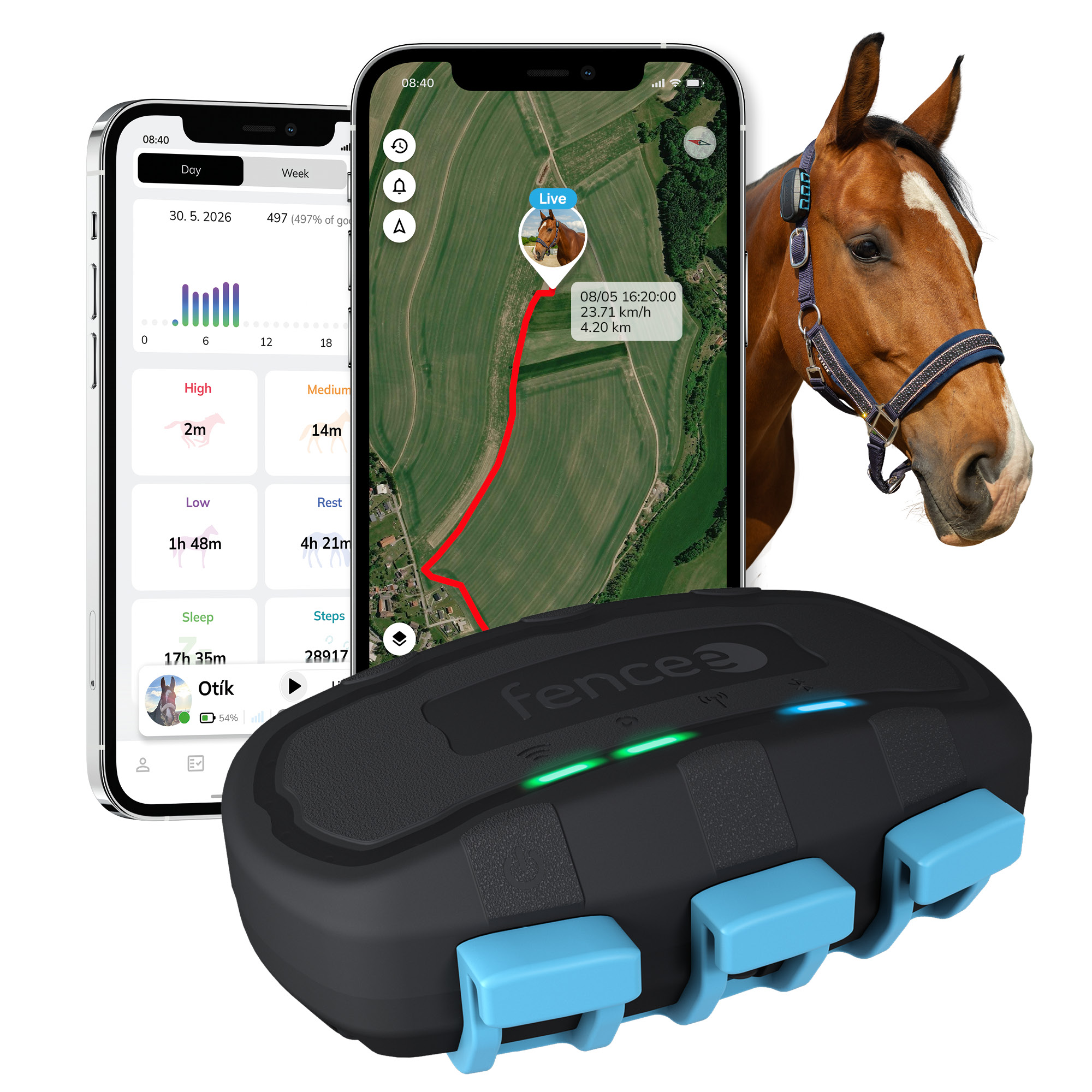 Smart GPS Tracker for horses fencee EquiGPS Track