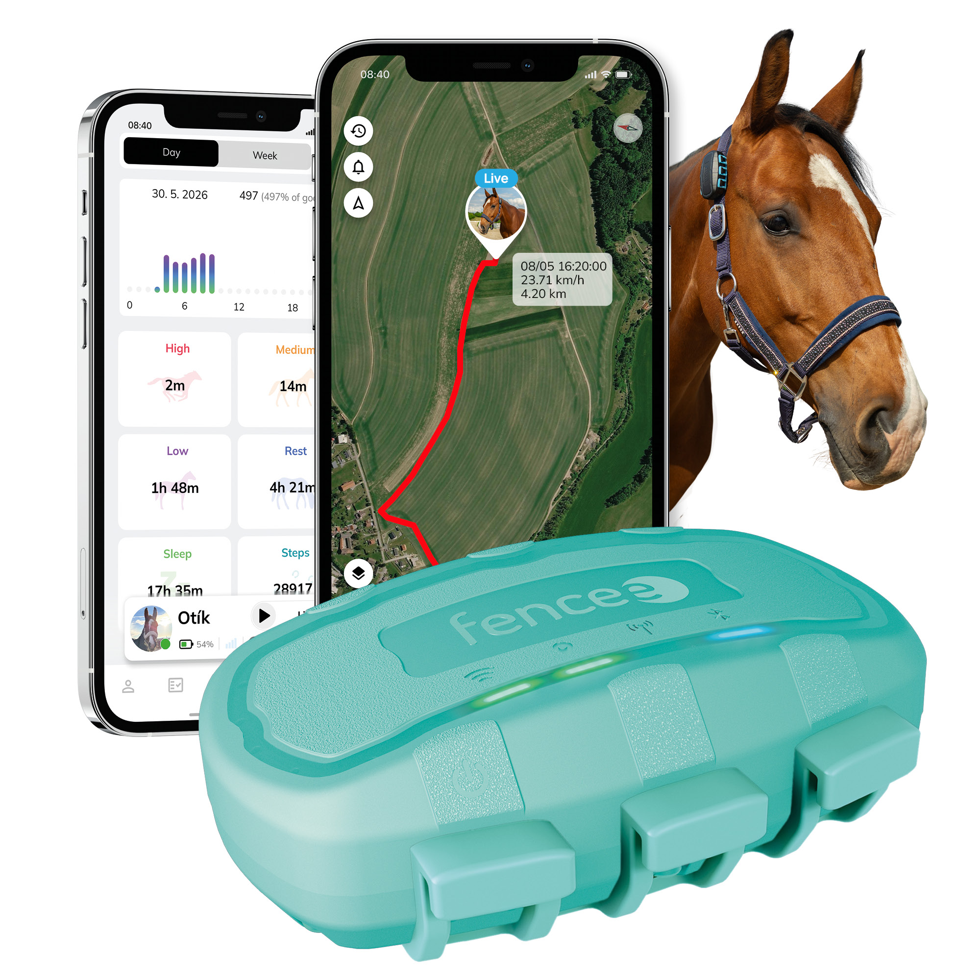Smart GPS Tracker for horses fencee EquiGPS Track