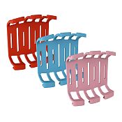 Clip for fencee EquiGPS Track, red + blue + pink – 3 pcs