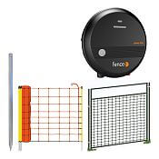 Set with electric fence net for sheep, goats - entrance gate 110 cm + energizer