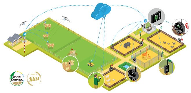 Modern smart farm under control